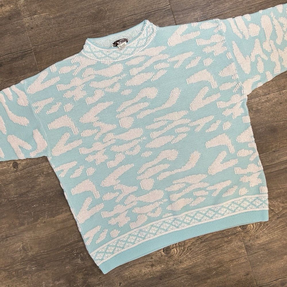 Vintage Sweaters By Jolie Crew Sweater 80s 90s Women NO SIZE TAG Made USA (221)